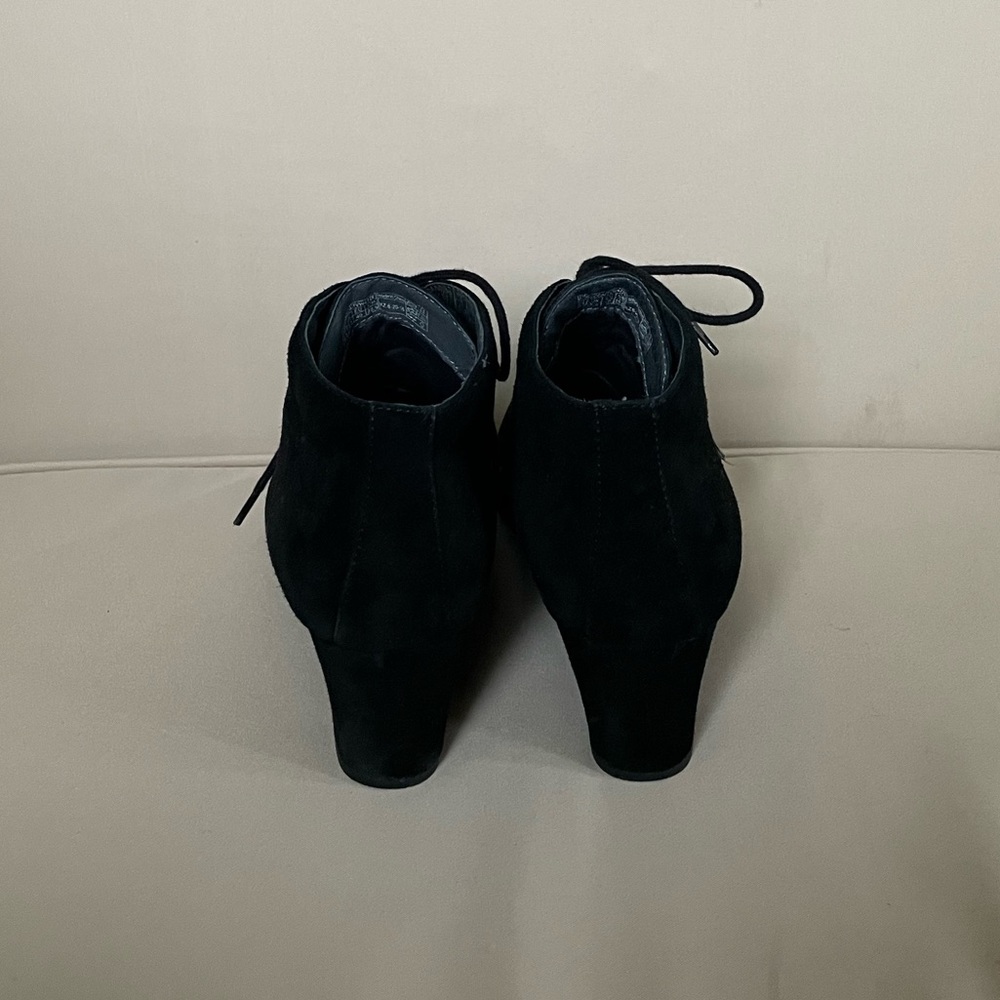 Gently Used Vionic Black Wedge Booties - image 2
